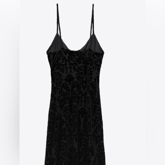 NWT ZARA BUCKLED JAQUARD DRESS , SIZE S - Picture 8 of 8